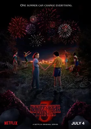 Постер сериала Очень странные дела, 3 сезон