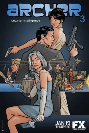 Постер сериала Спецагент Арчер, 3 сезон