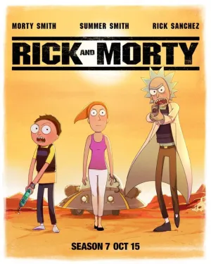 Постер сериала Рик и Морти, 7 сезон