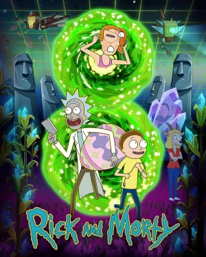 Постер сериала Рик и Морти, 8 сезон