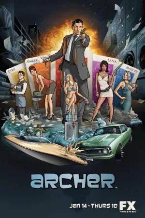 Постер сериала Спецагент Арчер, 7 сезон